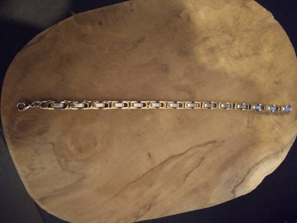 Mooie armbanden staal voor man,