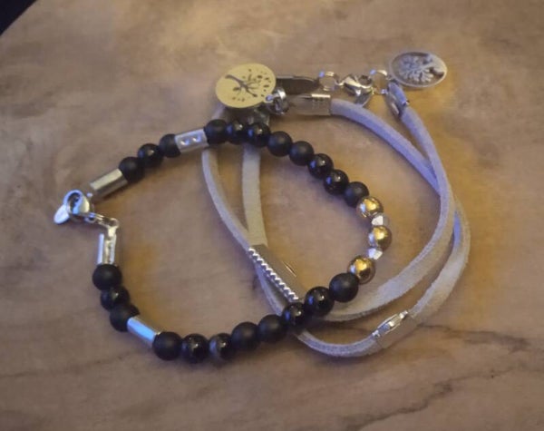 Natuurlijke stenen kwalietiet armbanden