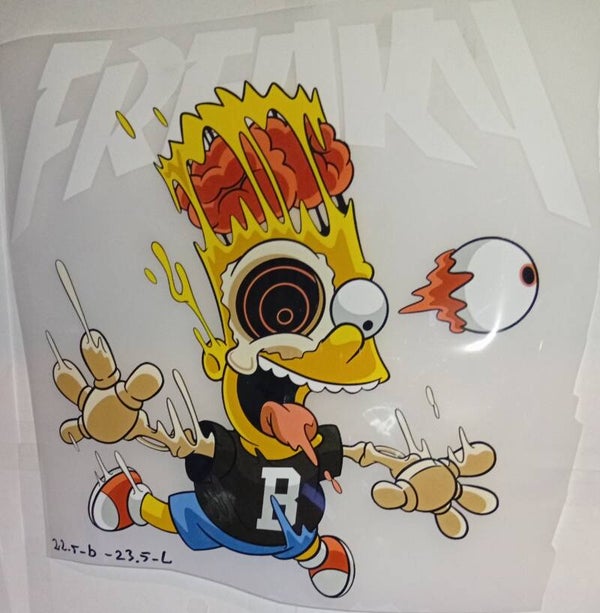 freaky bart simpson