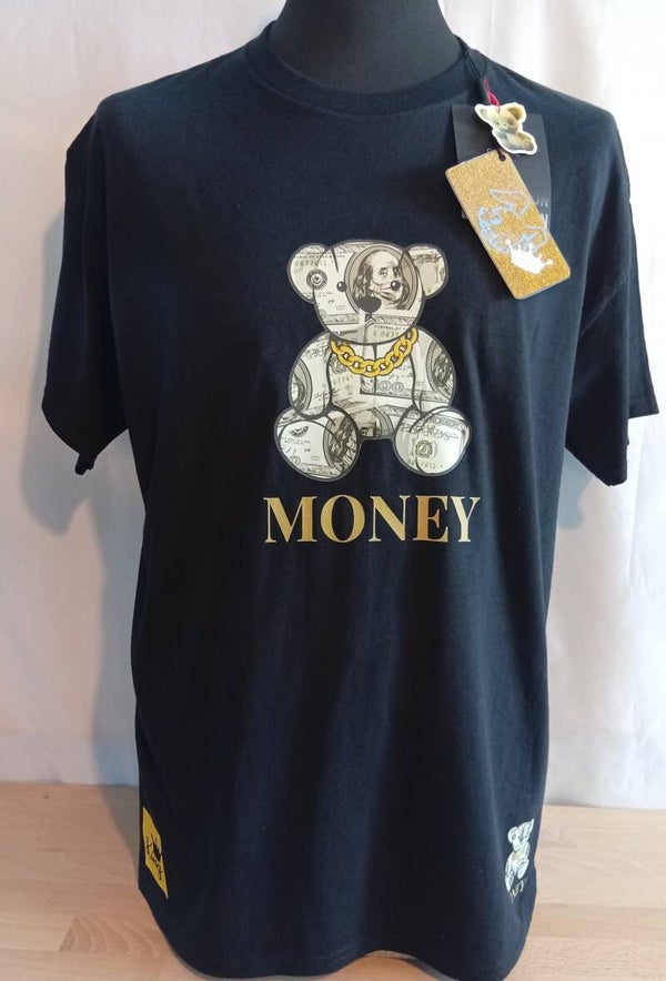 T-shirt Mony bear gold