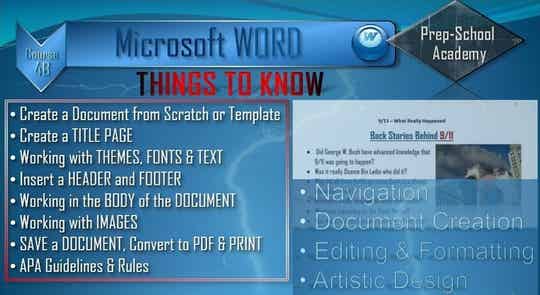 Microsoft Word Tutorial