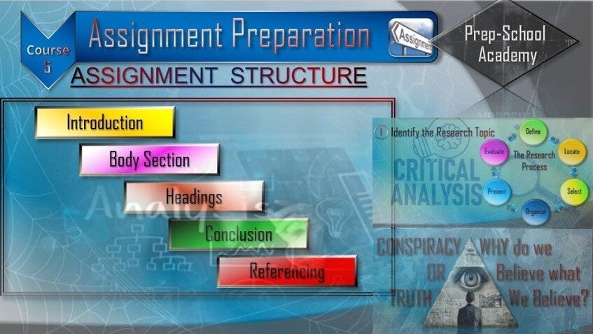 Assignment Preparation Tutorial