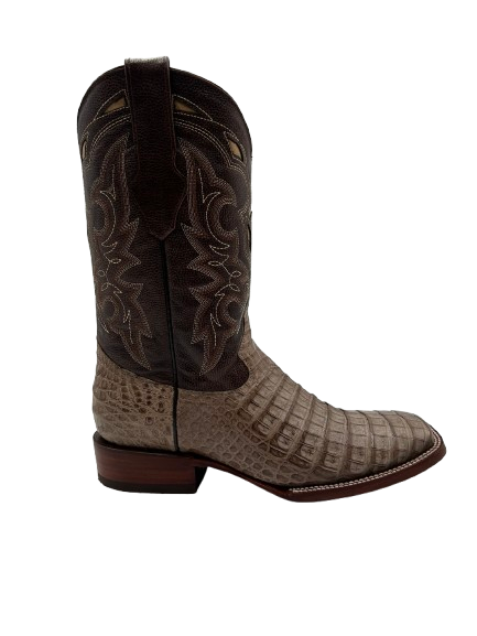 Caiman Belly Mink / Mink Horma 60 / Square Toe