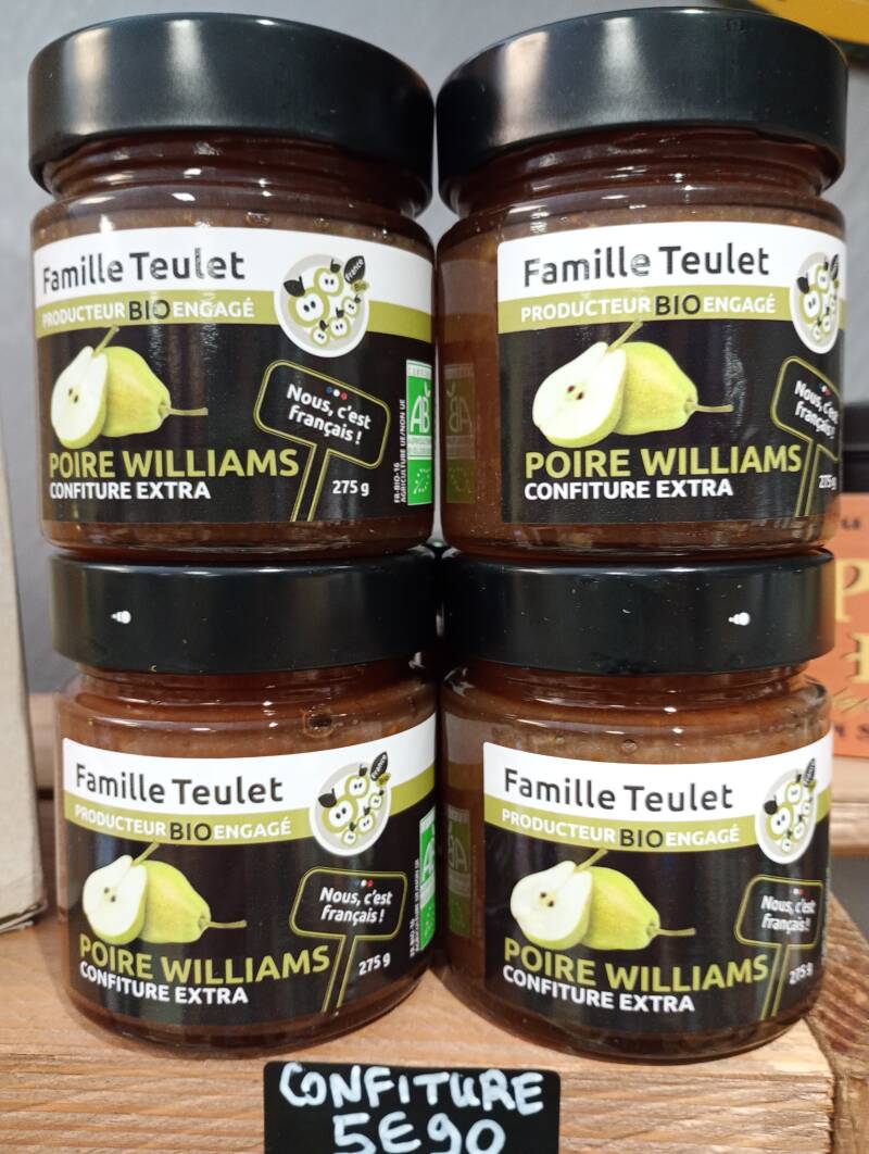 confiture poire bio