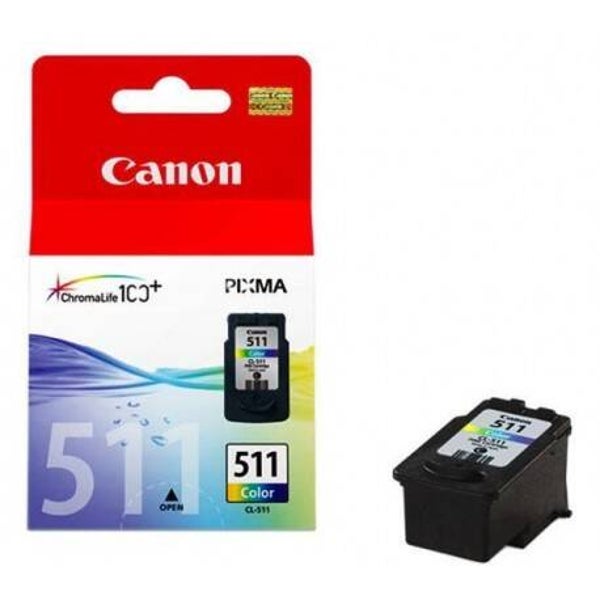 Cartuccia Originale Canon CL 511 Colori -9ml-2972B001