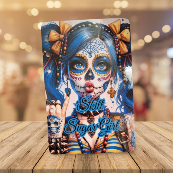 SKULL GIRL N. 1 - blu