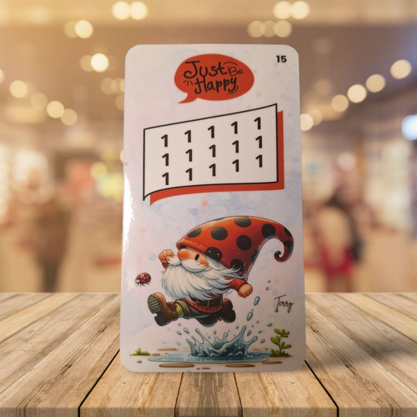 JUST BE HAPPY - gnome tascabile