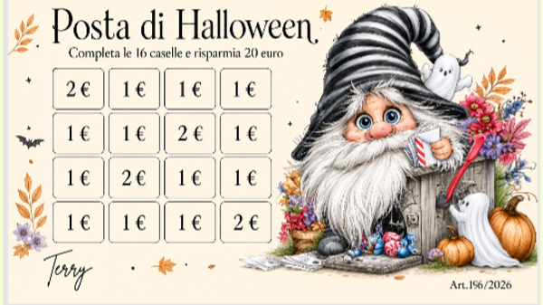 GNOMO - POSTA DI HALLOWEEN