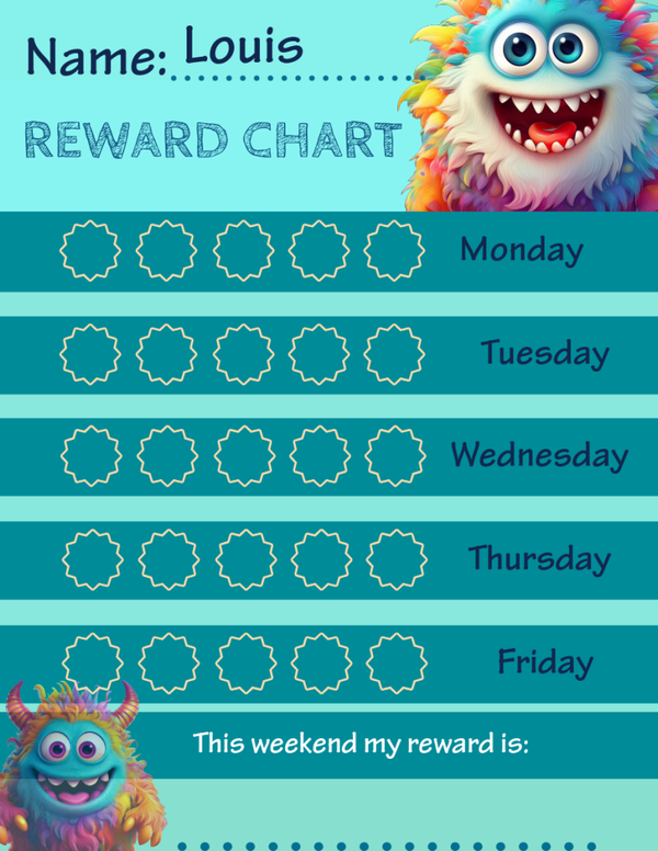 Charts and organisers