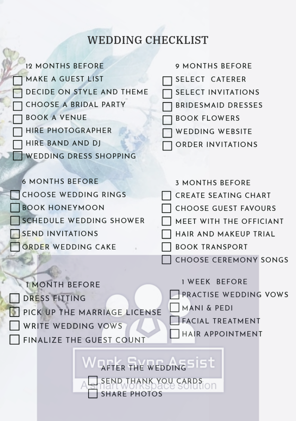 Editable checklists & work (Digital download only)