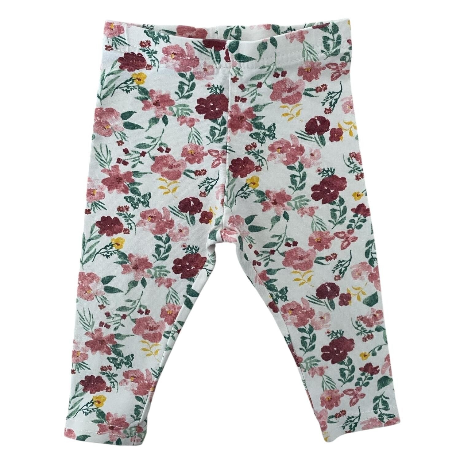Leggings mit Blumenmuster - Größe 74