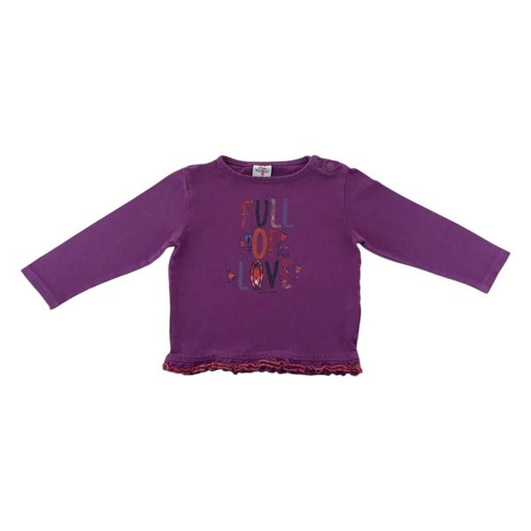 Langarmshirt "FULL OF LOVE" - Größe 68