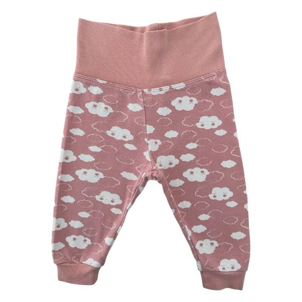 Schlupfhose mit Wolken-Motiv - Größe 74/80