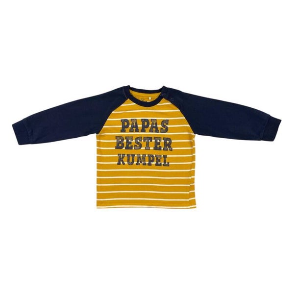 Langarmshirt "PAPAS BESTER KUMPEL" - Größe 92