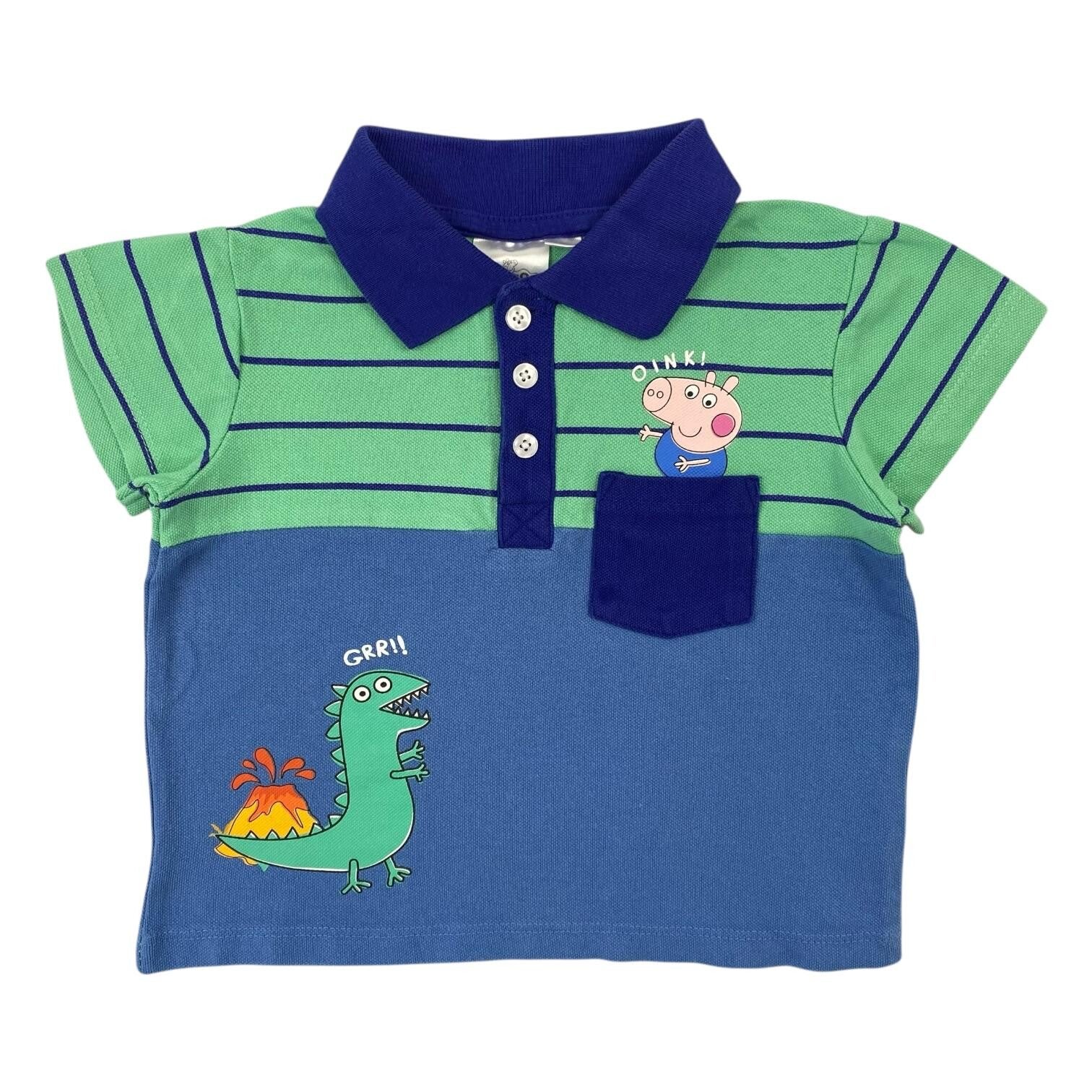 Peppa Pig Polo-T-Shirt "Schorsch" - Größe 92