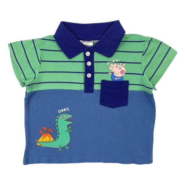 Peppa Pig Polo-T-Shirt "Schorsch" - Größe 92