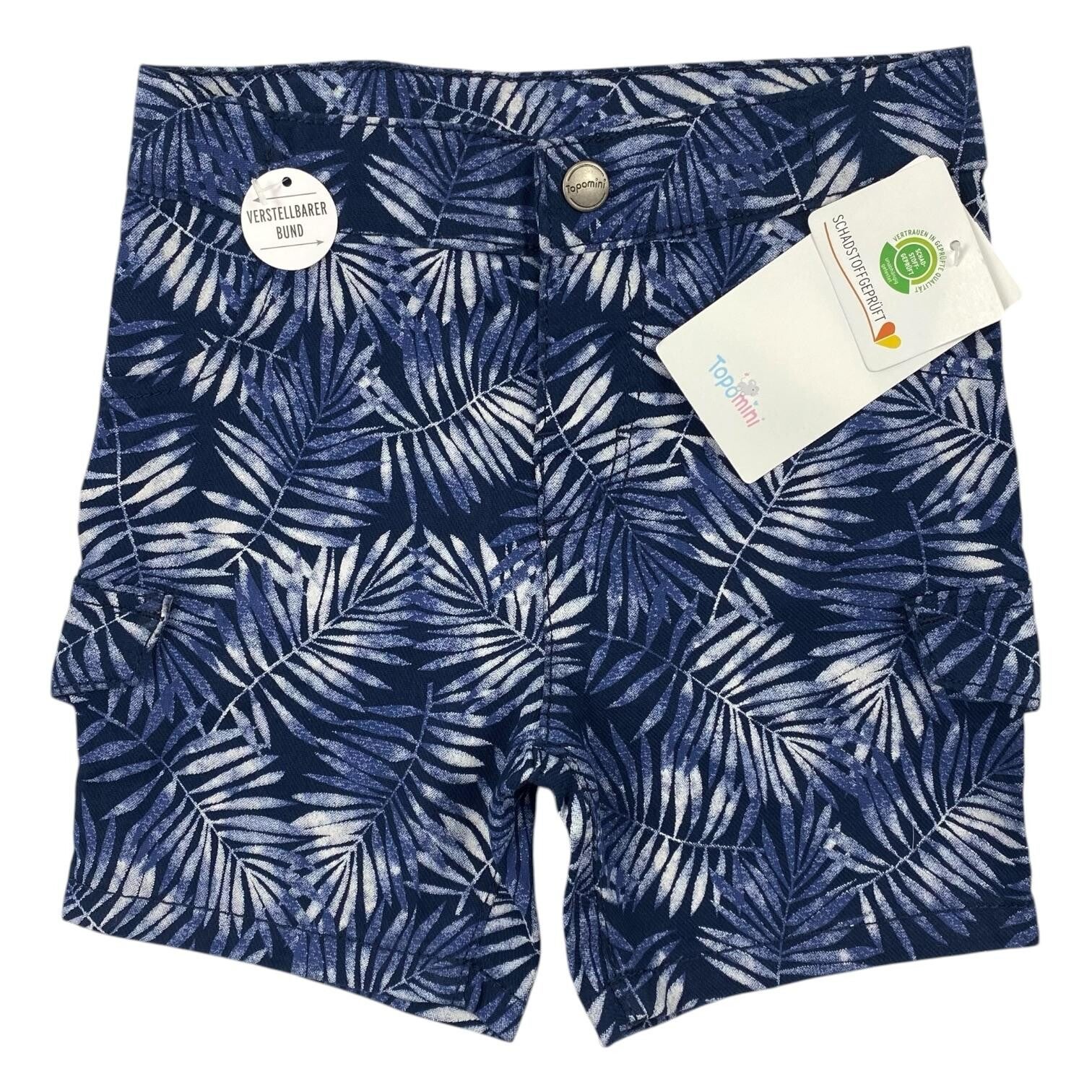 Shorts mit Palmenblätter-Motiv - Größe 92