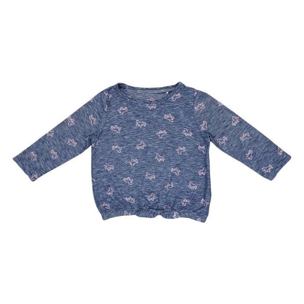 Langarmshirt mit Pferde-Print - Größe 98