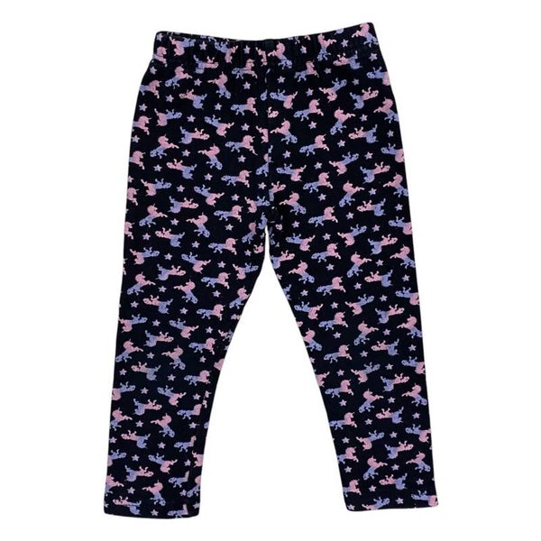 Leggings mit Einhorn-Print - Größe 92