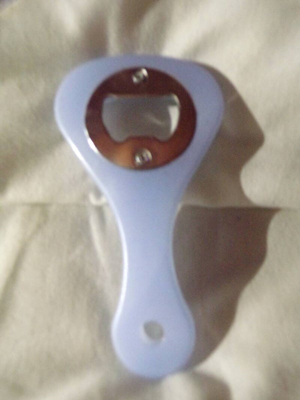 flesopener, lichtblauw