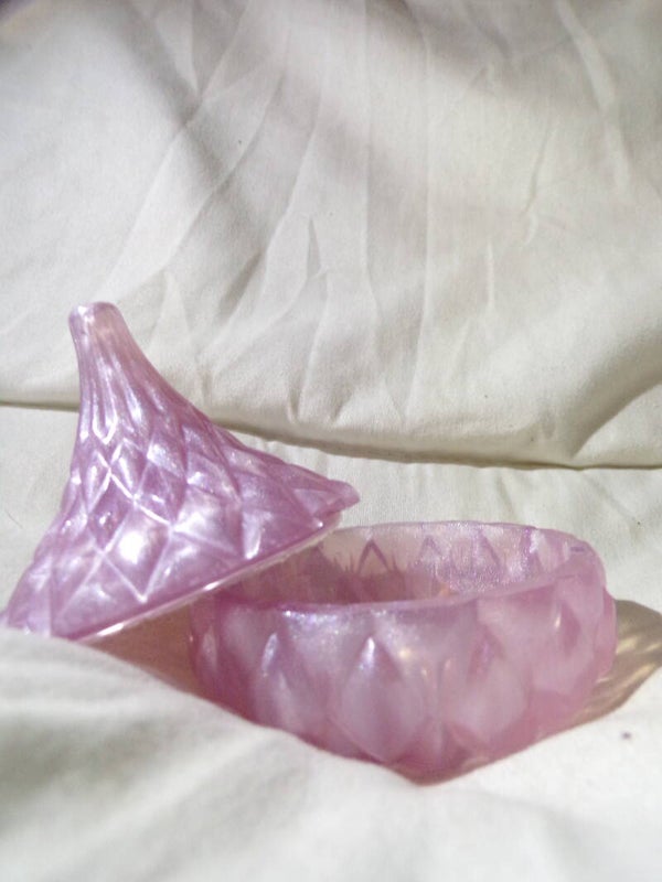 traanvormige potje, lavendel