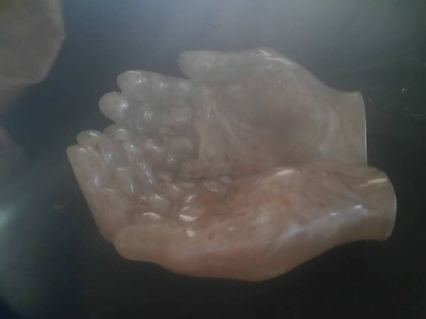 parelmoer gouden handen