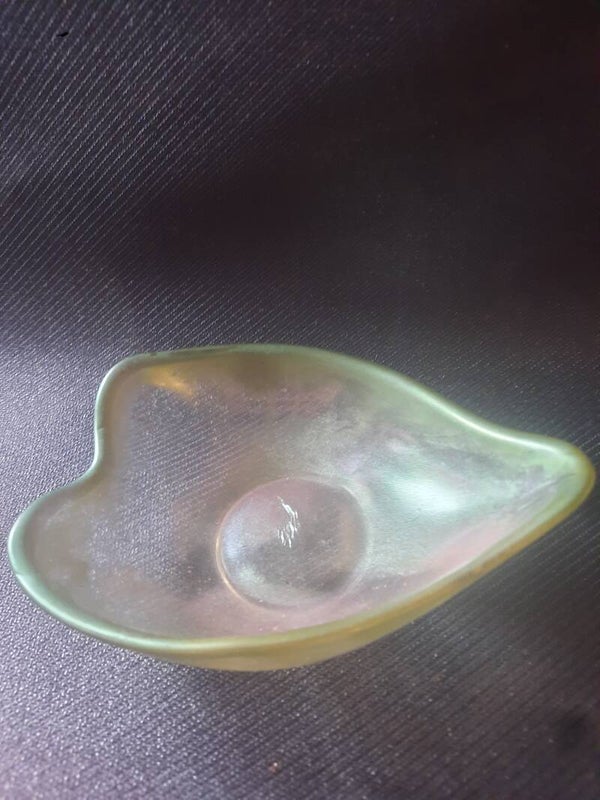 klein schaaltje in vorm van blad kameleon mint