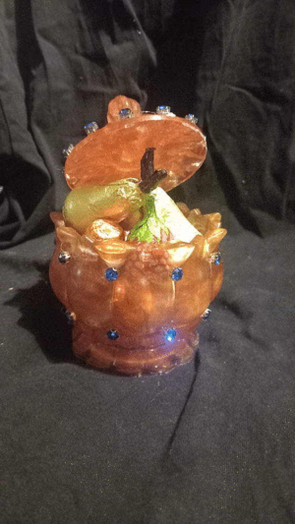 exotisch potje oranje