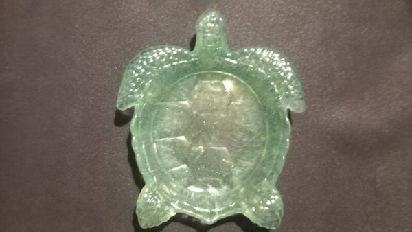 schaal in vorm van schildpad, groen