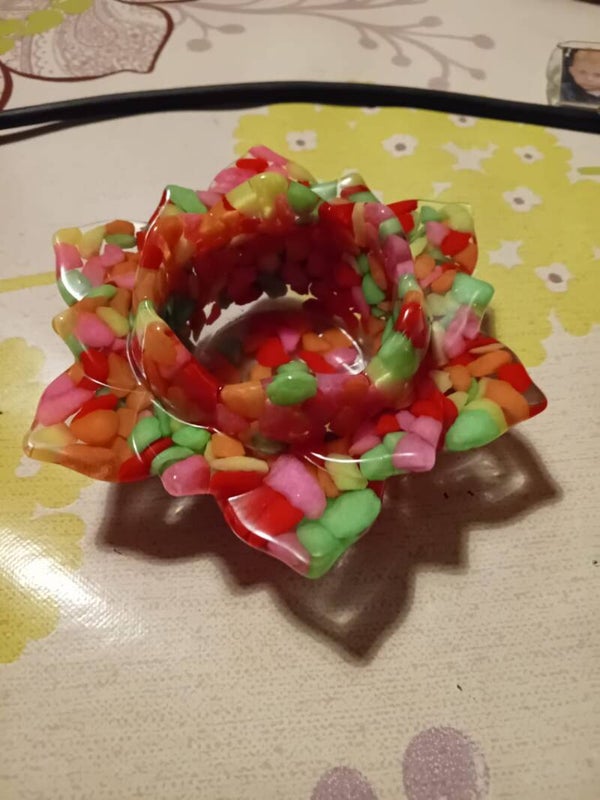 fluo steentjes lelie
