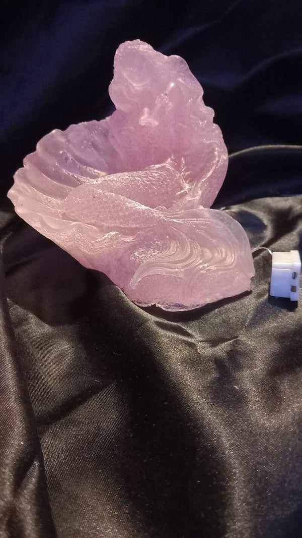 lampje zeemeermin II, glow in the dark rose