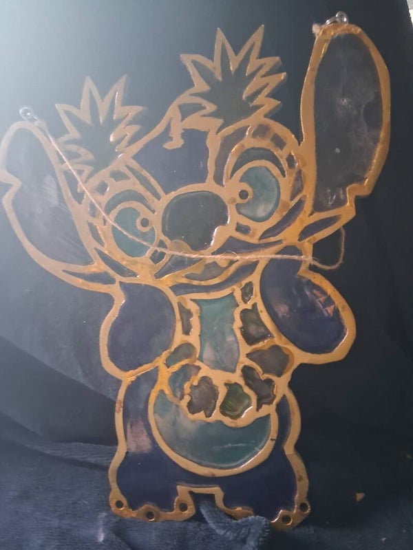 Stitch met ananas bril