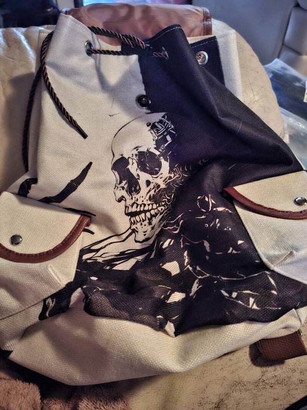rugzak met skull