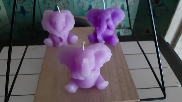 olifantjes horen, zien en zwijgen roze