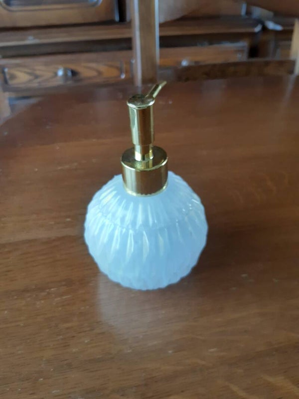 zeeppompje bol wit/blauw
