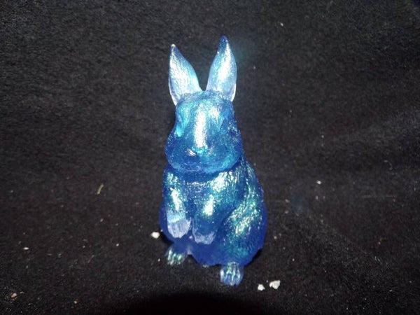 schattige paashaas/ konijntje kameleon teal