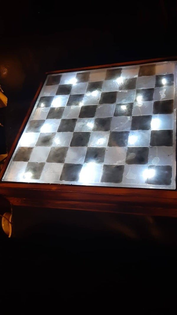 schaakbord wit/zwart