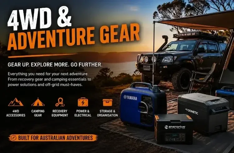 my generator outdoor equipment, including power solutions, portable generators, and camping gear for 4WD touring and off-grid adventures in Australia.