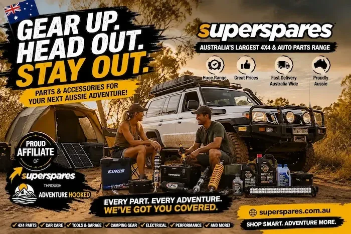 Superspares 4WD and auto parts, official affiliate partner of Adventure Hooked.
