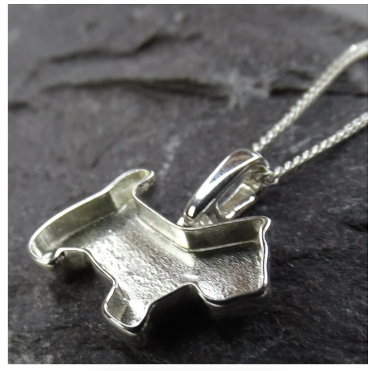 Silver Dog Pendant