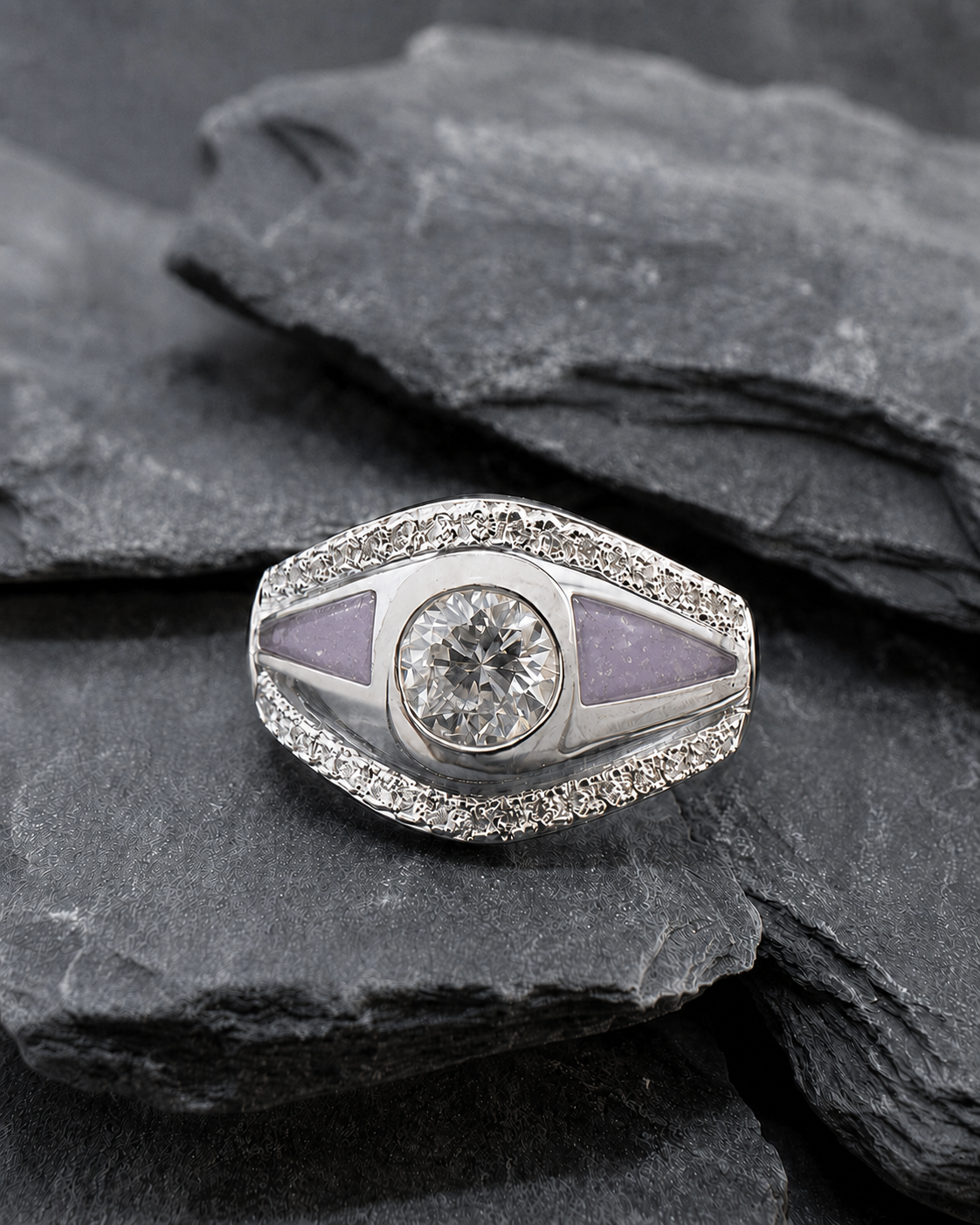 Stunning Silver Ring With CZ