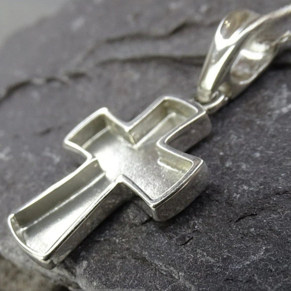 Solid Back Cross Mount Perfect for a Ashes Memorial Gift