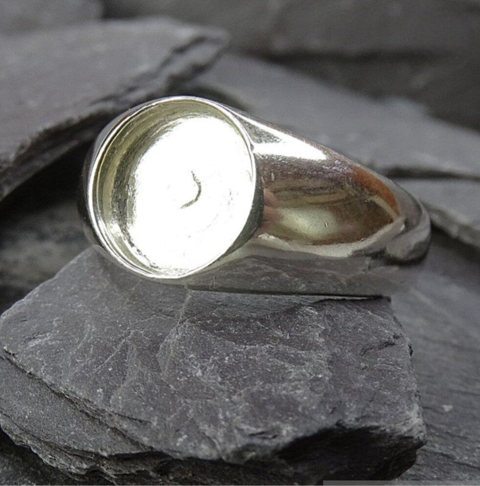 Silver Gents Signet Ring