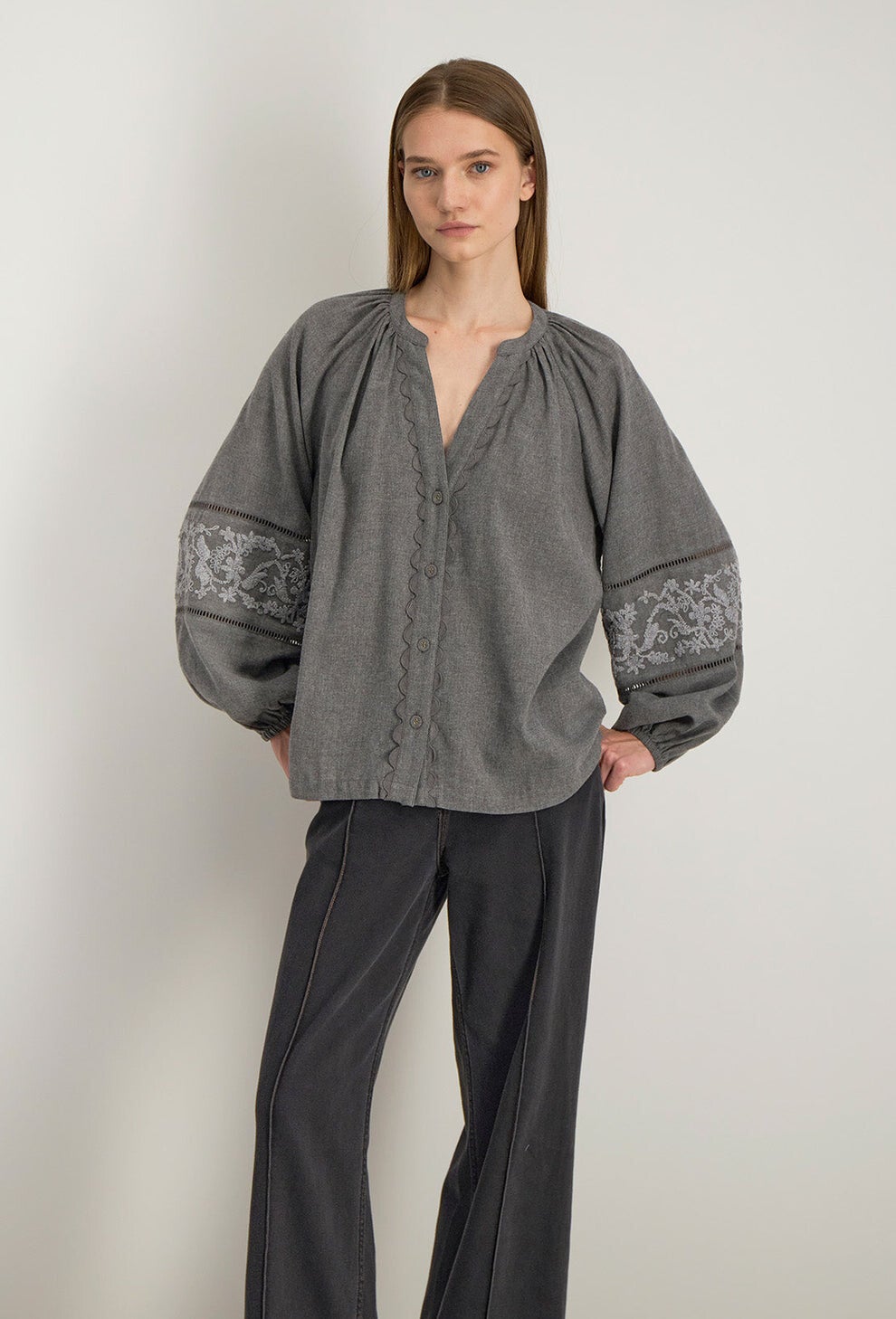Blouse Stela Forest Radia grijs