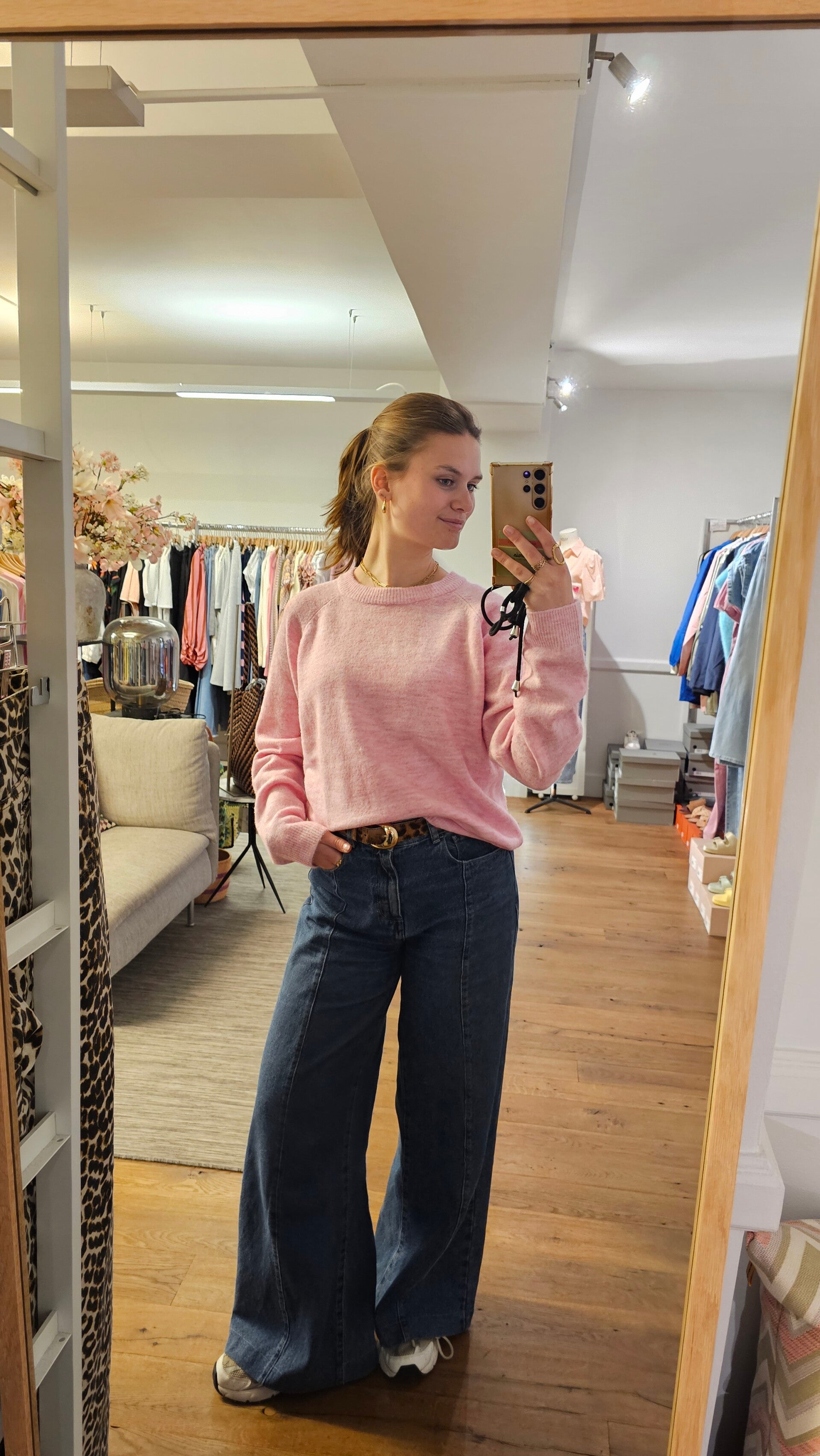 Pull Saint Tropez roos Garbie