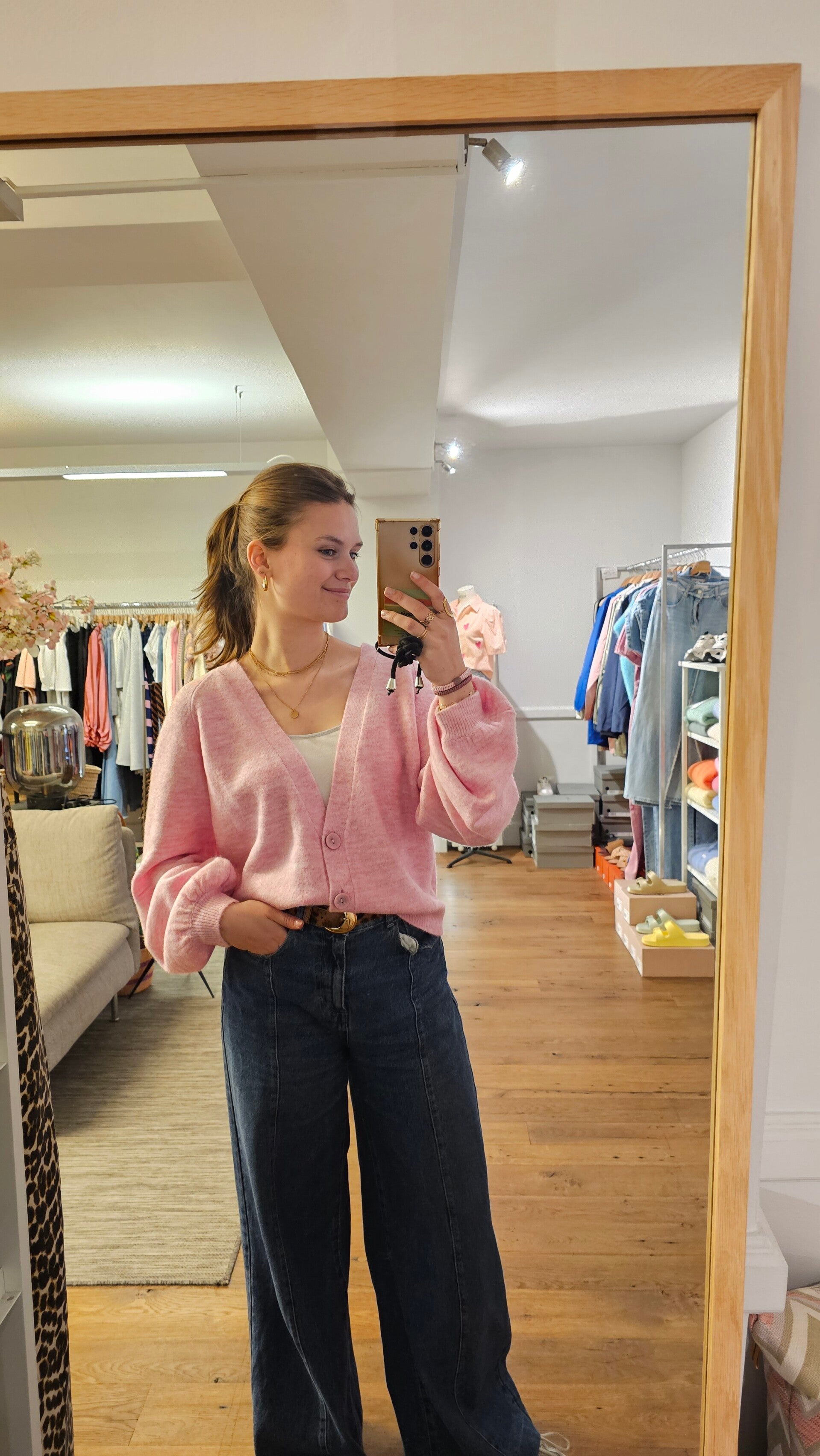Vest Saint Tropez roos Garbie