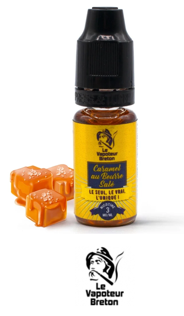 Caramel Beurre Salé 10ml - Le Vapoteur Breton