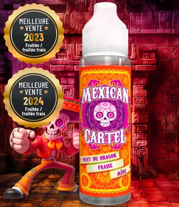 Fruit du Dragon Fraise Mûre 50ml - Mexican Cartel