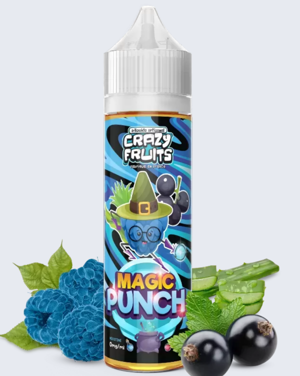 Magic Punch Framboise Cassis Aloé 50ml - Crazy Fruit