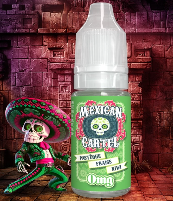 Pastèque Fraise Kiwi 10ml - Mexican Cartel